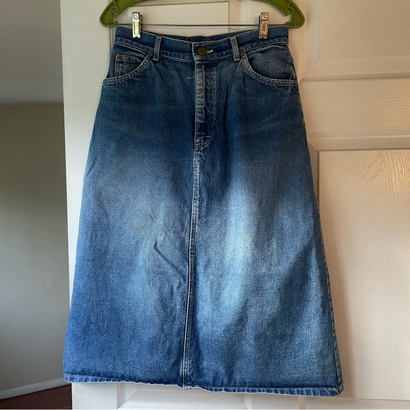 L.L. Bean Dresses & Skirts - L.L Bean Full Demin Skirt Vintage